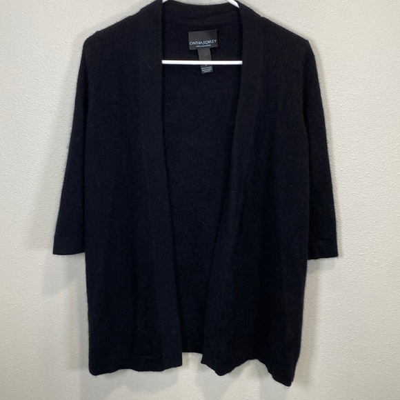 Cynthia Rawley cashmere sweater cardigan - Picture 1 of 6